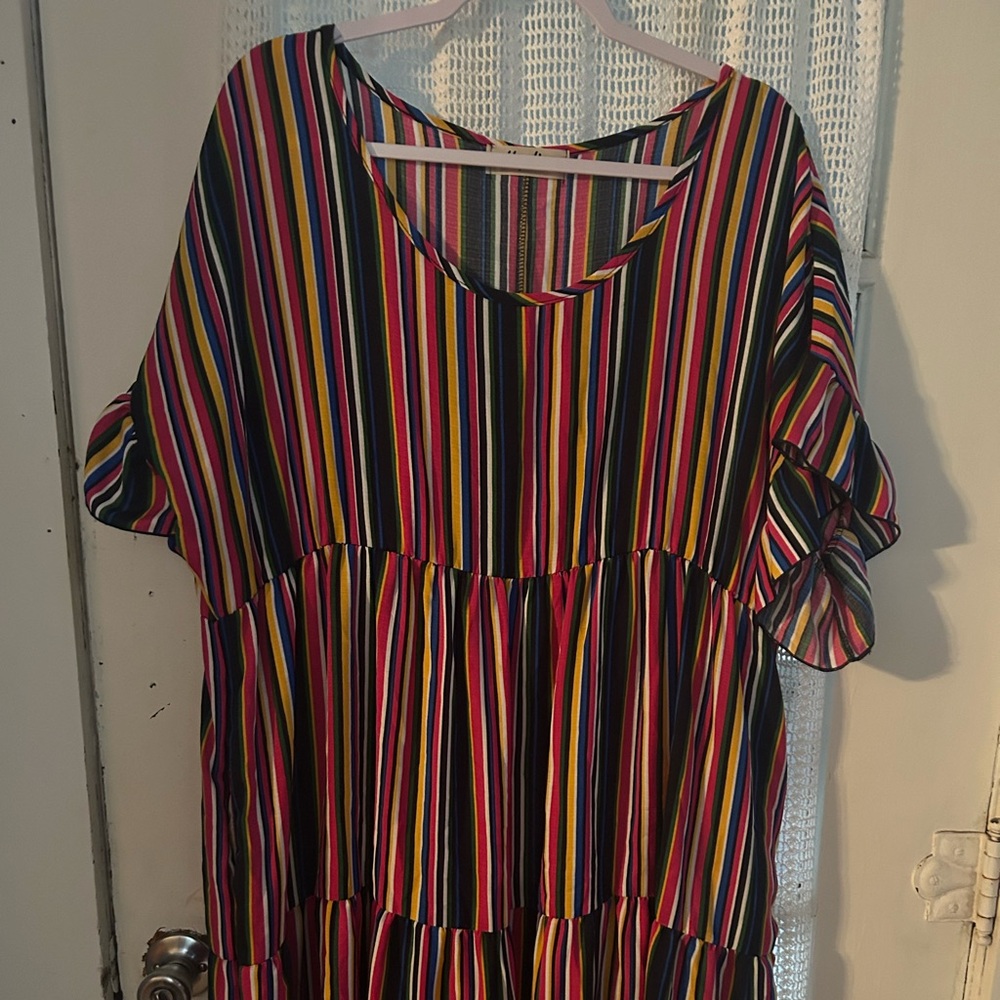 Haptics Tiered Dress - 2xl